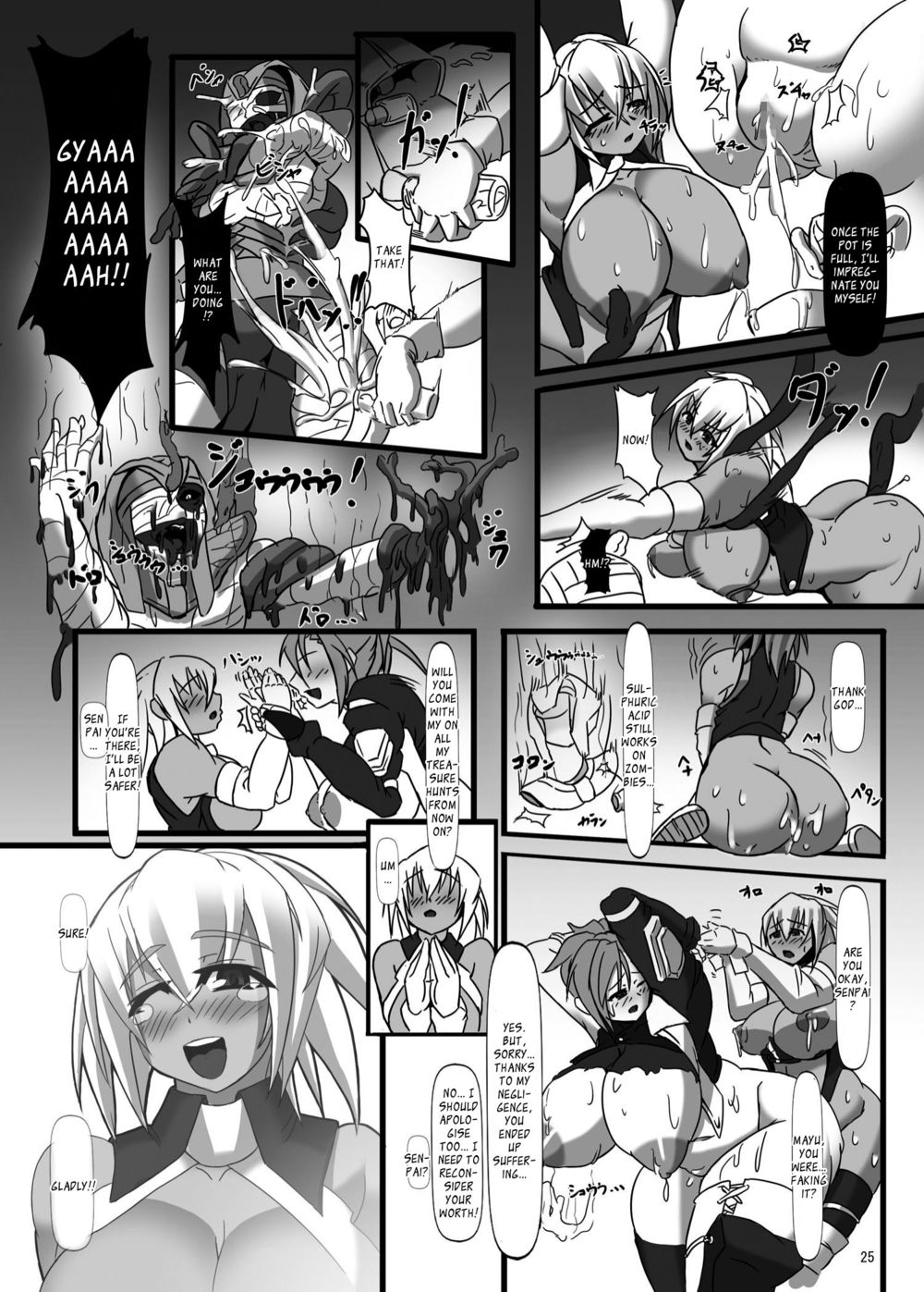 Hentai Manga Comic-Conquistadores: Kodai Iseki de Sanran Akume! Pharaoh Taieki Shokubai Hen-Read-25